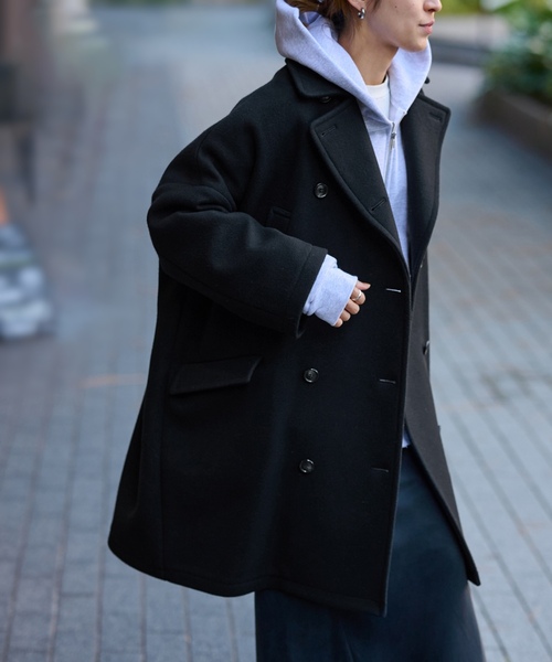 FRAMeWORK（フレームワーク） ピーコート 34 ブラック レディース