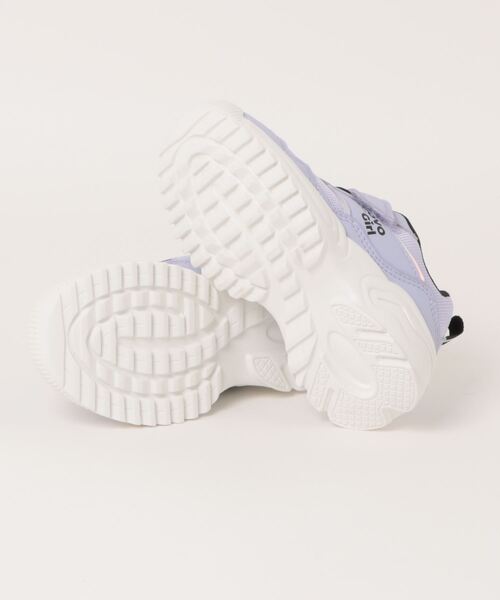 「NUOVO」 「KIDS」ローカットスニーカー 18 パープル キッズ_画像3