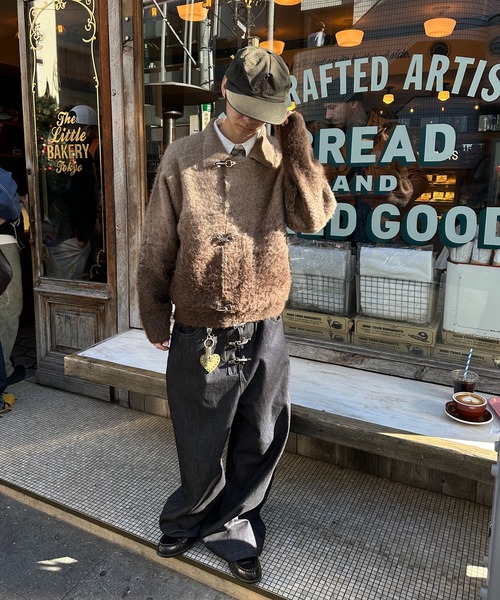 kutir（クティール） ブルゾン アウター FIREMAN GRADATION ZIP KNIT
