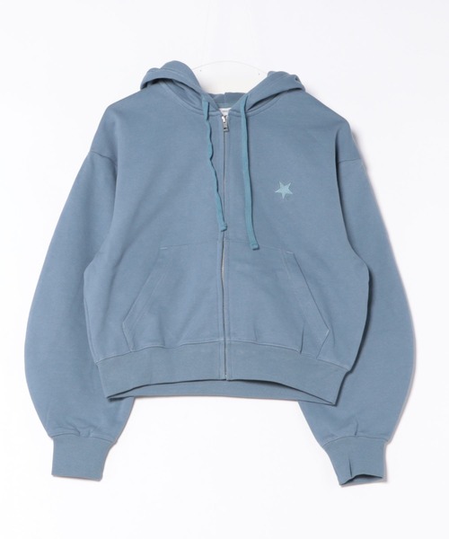 CONVERSE TOKYO パーカー BACK SPINDLE LOGO ZIP HOODIE レディース