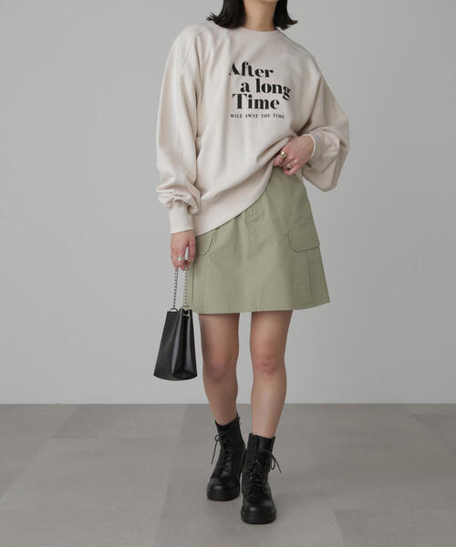 「FREE'S MART」 スウェットカットソー FREE ネイビー レディース_画像5