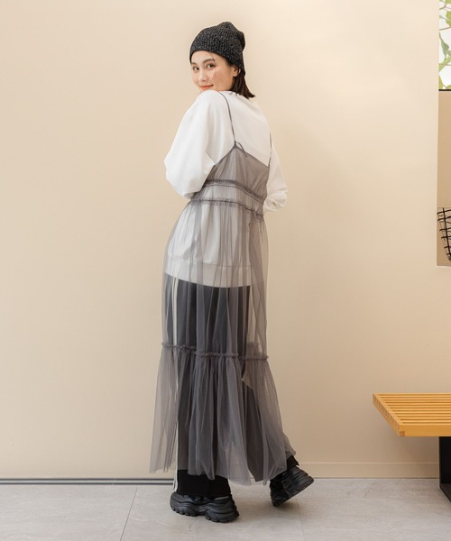 「LAKOLE」 スウェットカットソー SMALL ブルー レディース_画像3