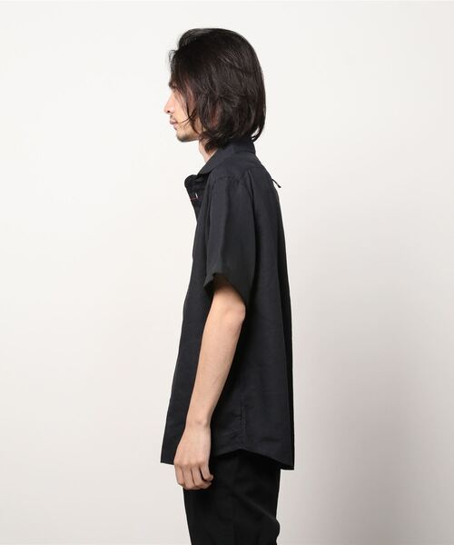 Danton（ダントン） 半袖シャツ 42 チャコールグレー メンズ