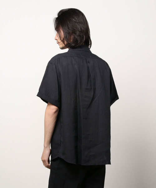 Danton（ダントン） 半袖シャツ 42 チャコールグレー メンズ