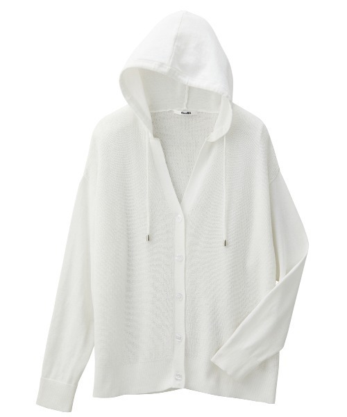 「GeeRA」 ニットカーディガン X-LARGE オレンジ レディース_画像3