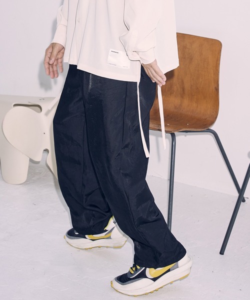 「ADAM PATEK」 スラックス 1 ブラック メンズ_画像3