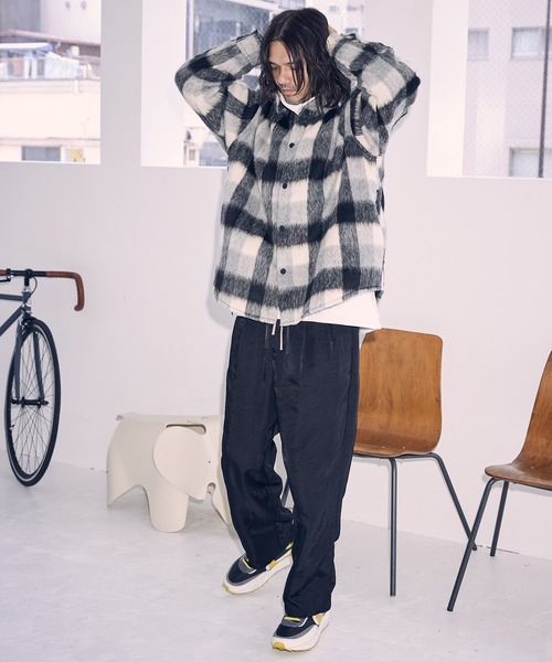 「ADAM PATEK」 スラックス 1 ブラック メンズ_画像6