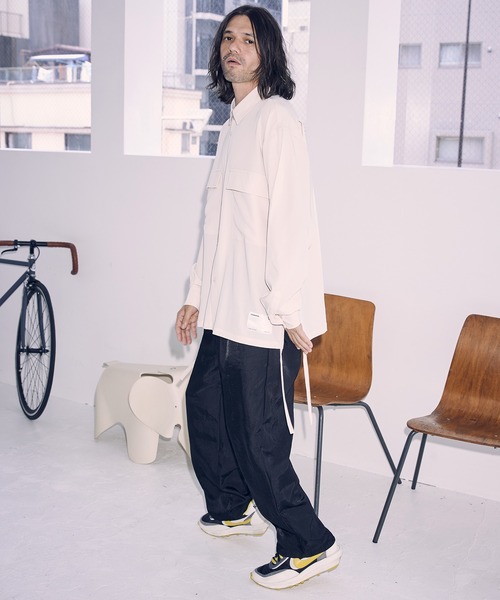 「ADAM PATEK」 スラックス 1 ブラック メンズ_画像9