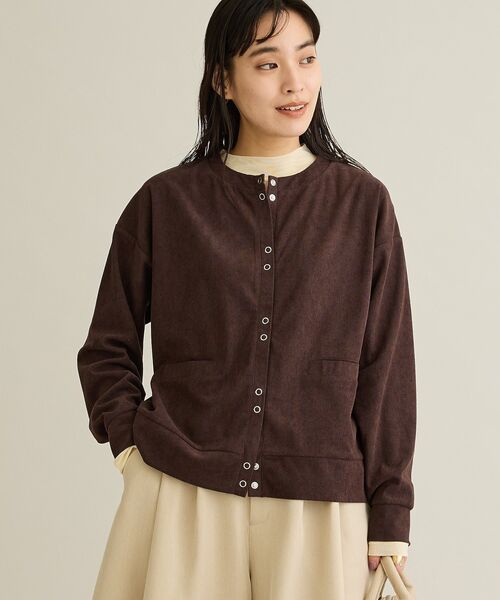 CRAFT STANDARD BOUTIQUE リングドットカーディガン F ブ CRAFT STANDARD BOUTIQUE（クラフトスタンダードブティック