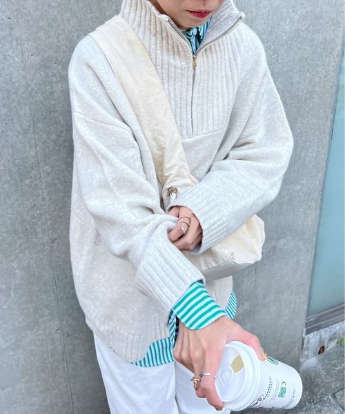 「feepur」 長袖ニット MEDIUM ブラック レディース_画像3