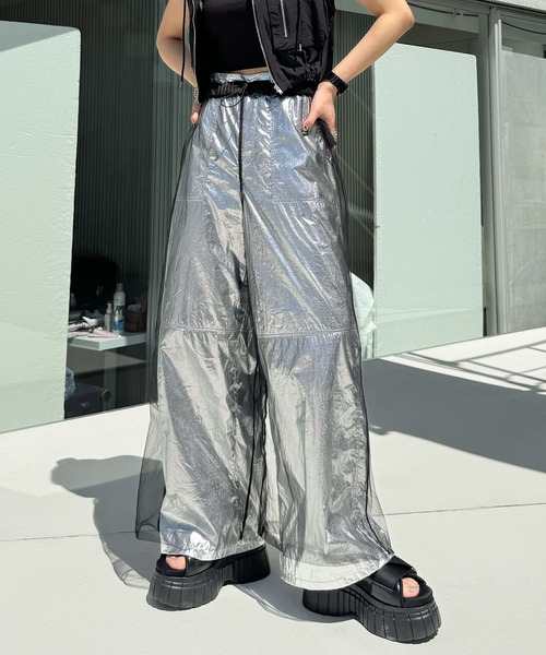 「PAGEBOY」 イージーパンツ FREE グレー系その他2 レディース_画像2