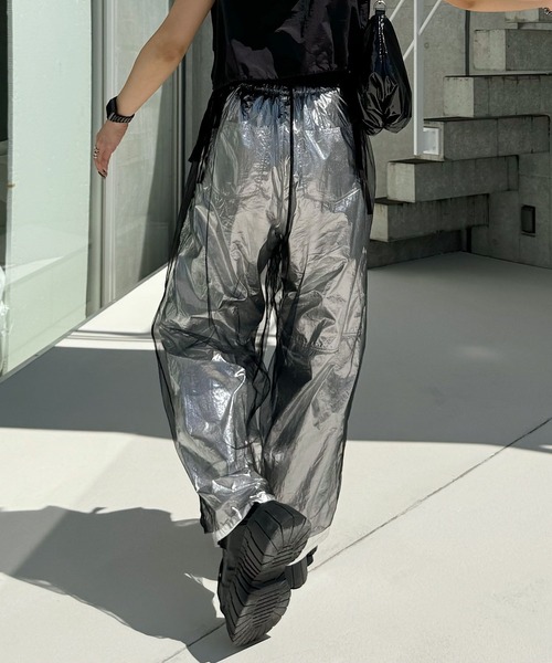 「PAGEBOY」 イージーパンツ FREE グレー系その他2 レディース_画像8