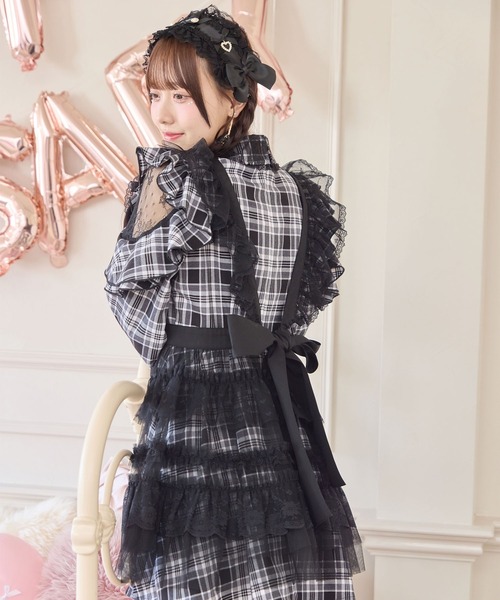 Lovilyn ワンピース 推し活チュールエプロンワンピース : ZOZOTOWN