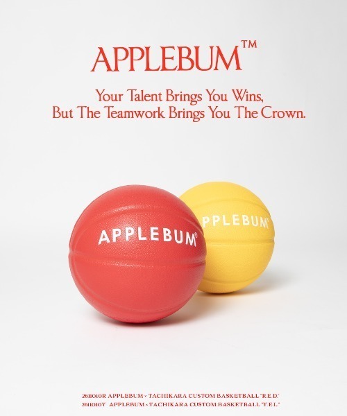 APPLEBUM × TACHIKARA CUSTOM BASKETBALL “R.E.D.”の画像