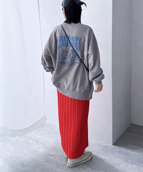 「reca」 プリーツスカート L オフホワイト レディース_画像8