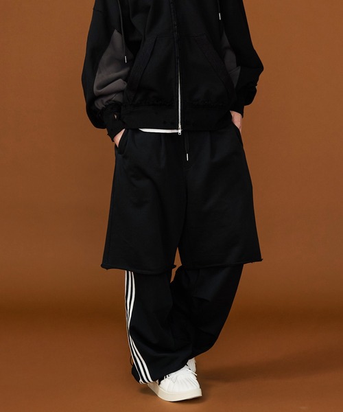 SeeSew スウェットパンツ ジャージ 「UNISEX」LAYERD SWEAT PANTS