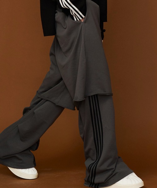 SeeSew スウェットパンツ ジャージ 「UNISEX」LAYERD SWEAT PANTS