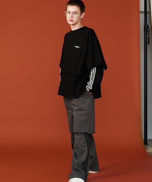 SeeSew スウェットパンツ ジャージ 「UNISEX」LAYERD SWEAT PANTS