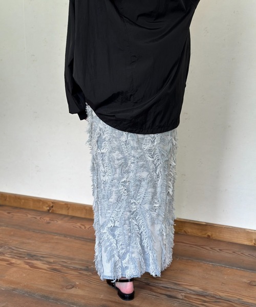 「Per sist ence」 ニットスカート FREE ブラック レディース_画像6