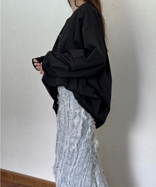 「Per sist ence」 ニットスカート FREE ブラック レディース_画像7