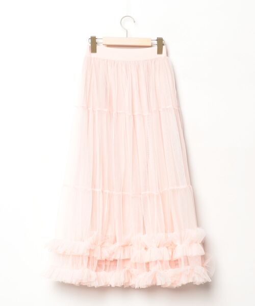 「CORNERS」 フリルスカート M ピンク レディース_画像2