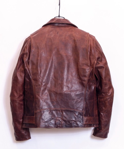 「JACKROSE」 レザーブルゾン M ブラック メンズ_画像6