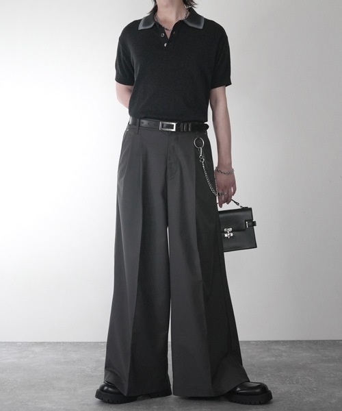 ADRER（アドラー） ワイドパンツ スラックス Extra Quality TR wide