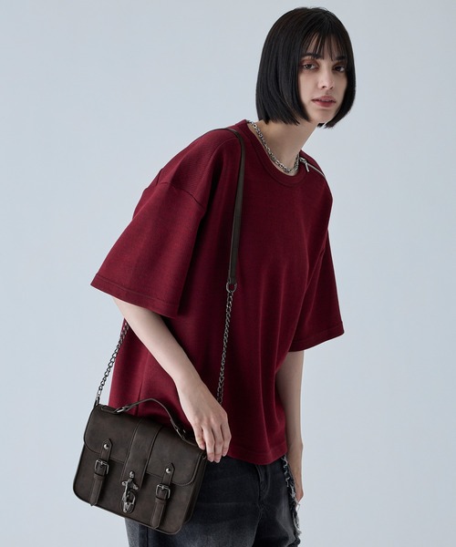 VELNUS ショルダーバッグ 「VELNUS」Fireman Square Satchel Chain