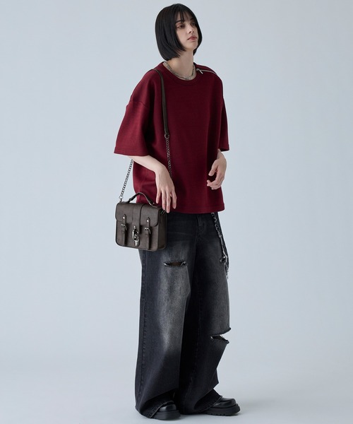 ハンドバッグ　ポリエステル　ショルダーバッグ　ヴィンテージ　ロゴ VELNUS ショルダーバッグ メンズ レディース : ZOZOTOWN Yahoo!店
