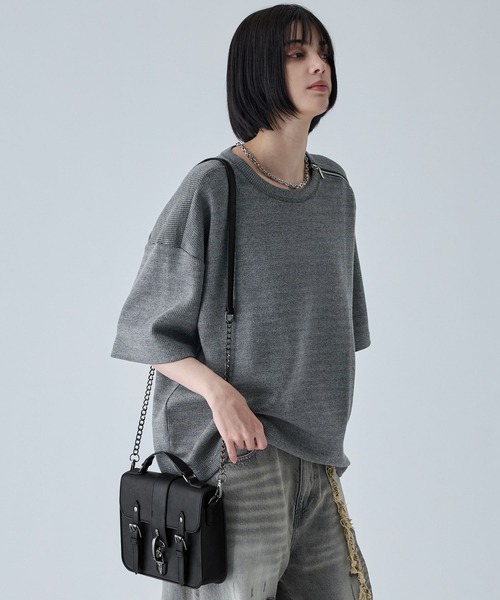 VELNUS ショルダーバッグ 「VELNUS」Fireman Square Satchel Chain