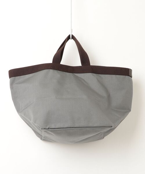 【定番・超人気】エルベシャプリエ ハンドバッグ レザー グレー Herve Chapelier（エルベシャプリエ） ハンドバッグ - グレー