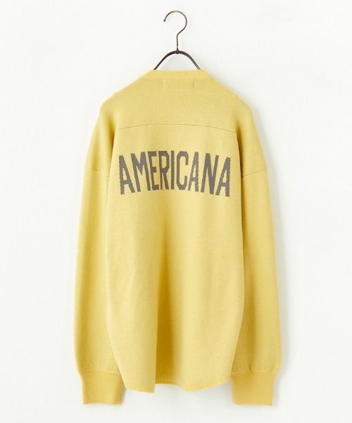 「AMERICANA」 長袖ニット ONE SIZE イエロー レディース_画像6