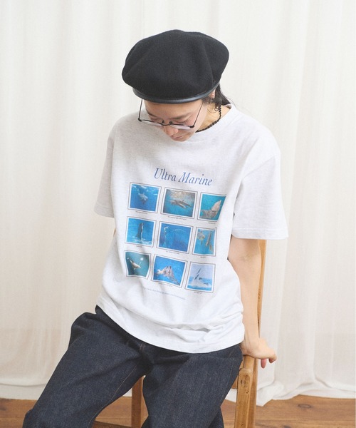 figLondon ボーダーT SIDE23-183 ボーダー長袖Tシャツ