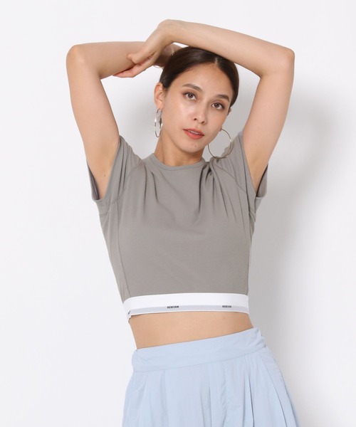 「HEREIAM」 半袖Tシャツ LARGE ブラック レディース_画像7