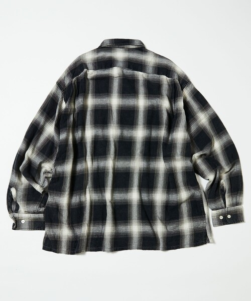 「NAUTICA」 長袖シャツ LARGE ネイビー メンズの画像