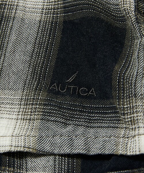 「NAUTICA」 長袖シャツ LARGE ネイビー メンズの画像