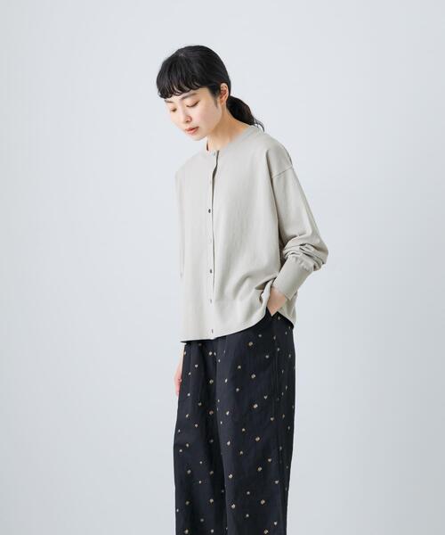「かぐれ」 カーディガン FREE パープル レディース_画像2