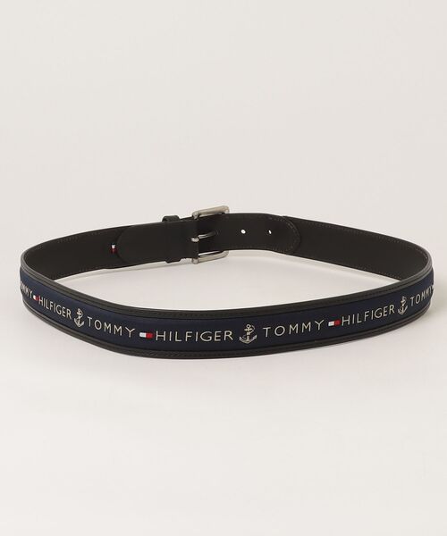 「TOMMY HILFIGER」 ベルト - ネイビー メンズ_画像2