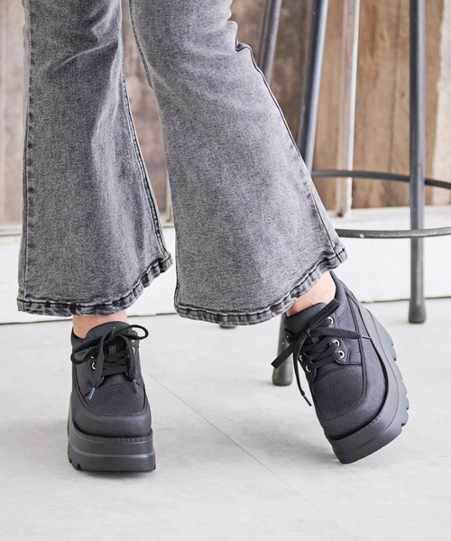 「attagirl」 ローカットスニーカー LL ブラック系その他 レディース_画像2