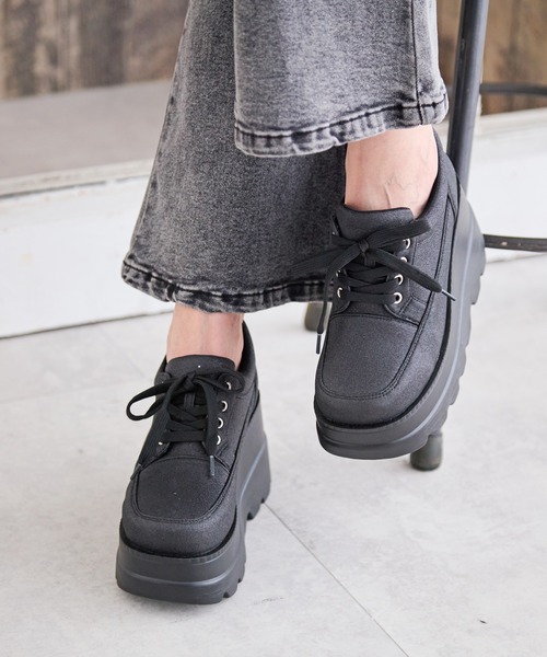 「attagirl」 ローカットスニーカー LL ブラック系その他 レディース_画像3