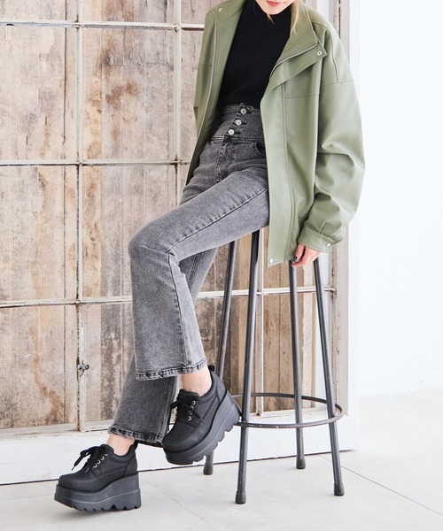 「attagirl」 ローカットスニーカー LL ブラック系その他 レディース_画像8