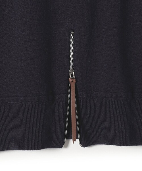 「SHIPS Colors」 長袖ニット ONE SIZE ネイビー レディース_画像9