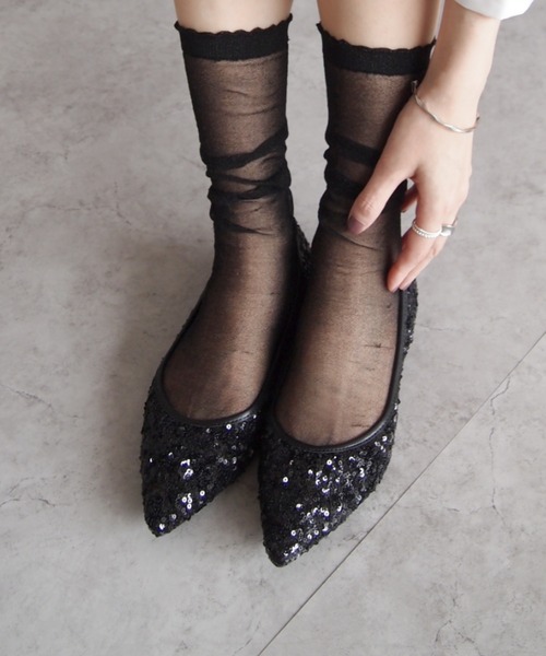 「VIVIAN」 フラットパンプス M シルバー レディース_画像5