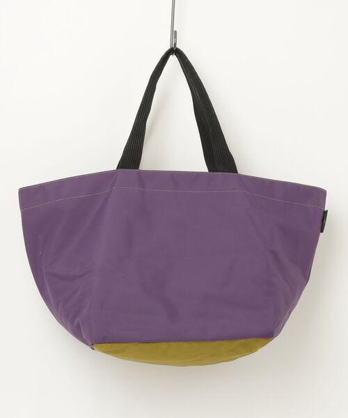 【Herve Chapelier 】トートバッグ パープル キャンバス地 Herve Chapelier（エルベシャプリエ） トートバッグ - パープル