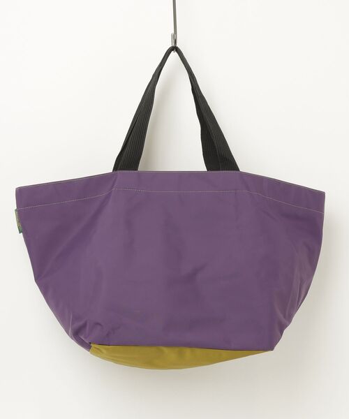HerveChapelier エルベシャプリエ　舟形トートバッグ　紫 Herve Chapelier（エルベシャプリエ） トートバッグ - パープル