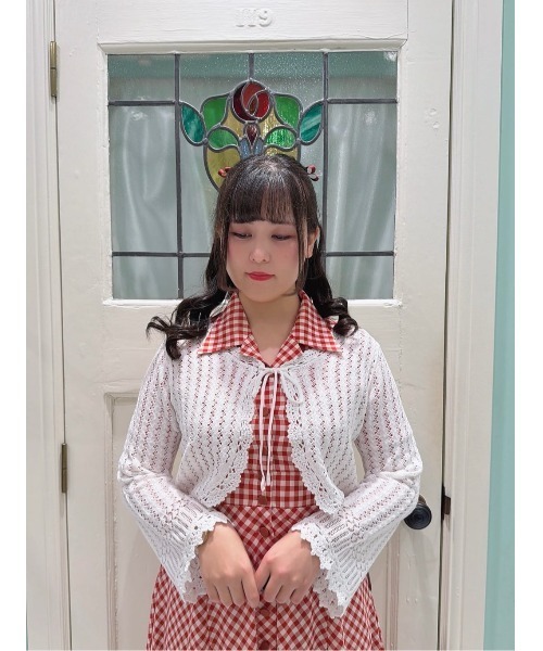 「an another angelus」 半袖ワンピース FREE ブルーグリーン レディース_画像6