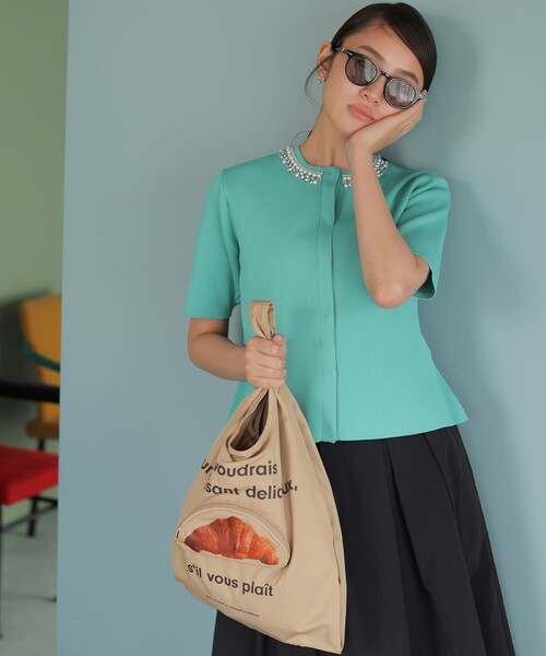 トートバッグ クロワッサン ポケッタブル トートバッグ レディース | 組曲 | 04