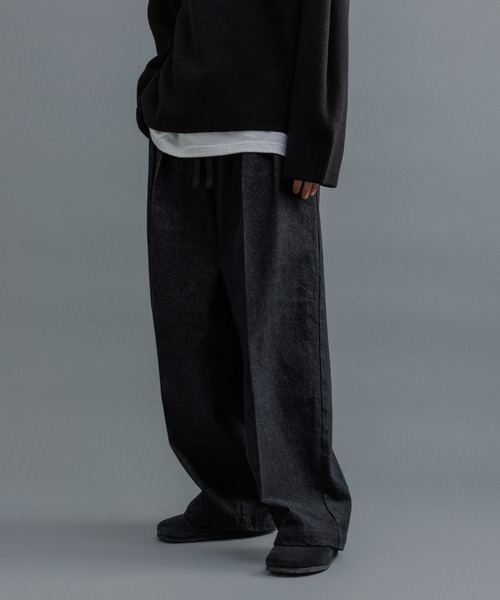 ADAM ET ROPE' ワイドルーズパンツ ADAM ET ROPE'（アダムエロペ） ワイドパンツ ジーンズ 「WEB限定」2