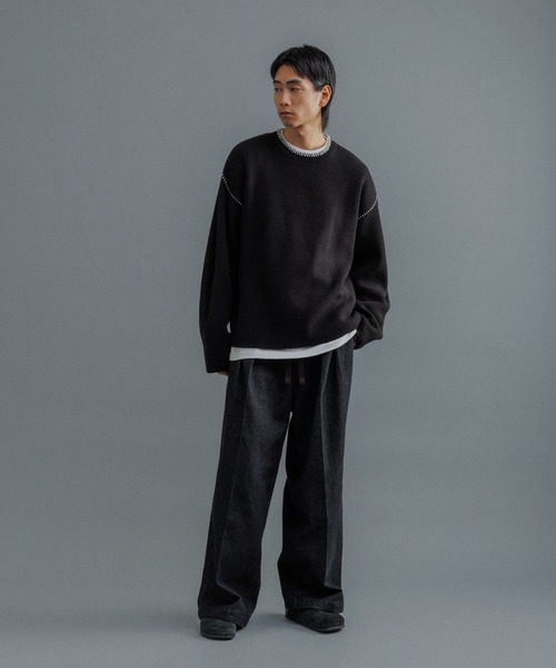 ADAM ET ROPE'（アダムエロペ） ワイドパンツ ジーンズ 「WEB限定」2