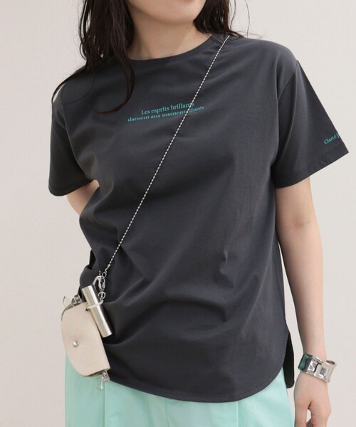 fredy emue（フレディエミュ） tシャツ 半袖 シルケットラウンドヘムT